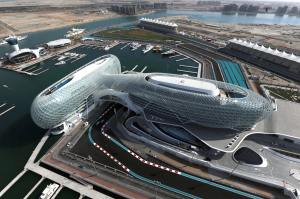 Yas Marina Abu Dhabi race track F1 2014 double points