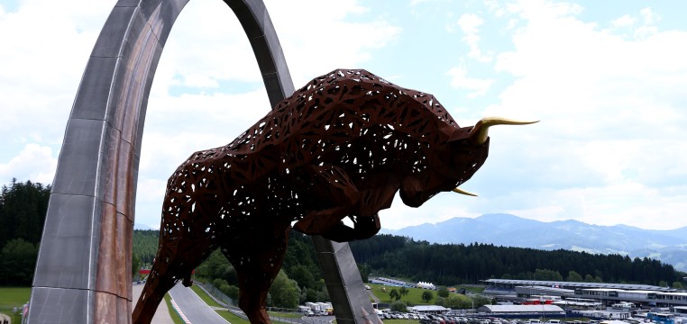 The Red Bull ring spielberg austria f1 race track