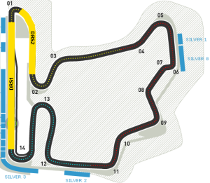 F1 circuit map hungaroring f1 simulator drs