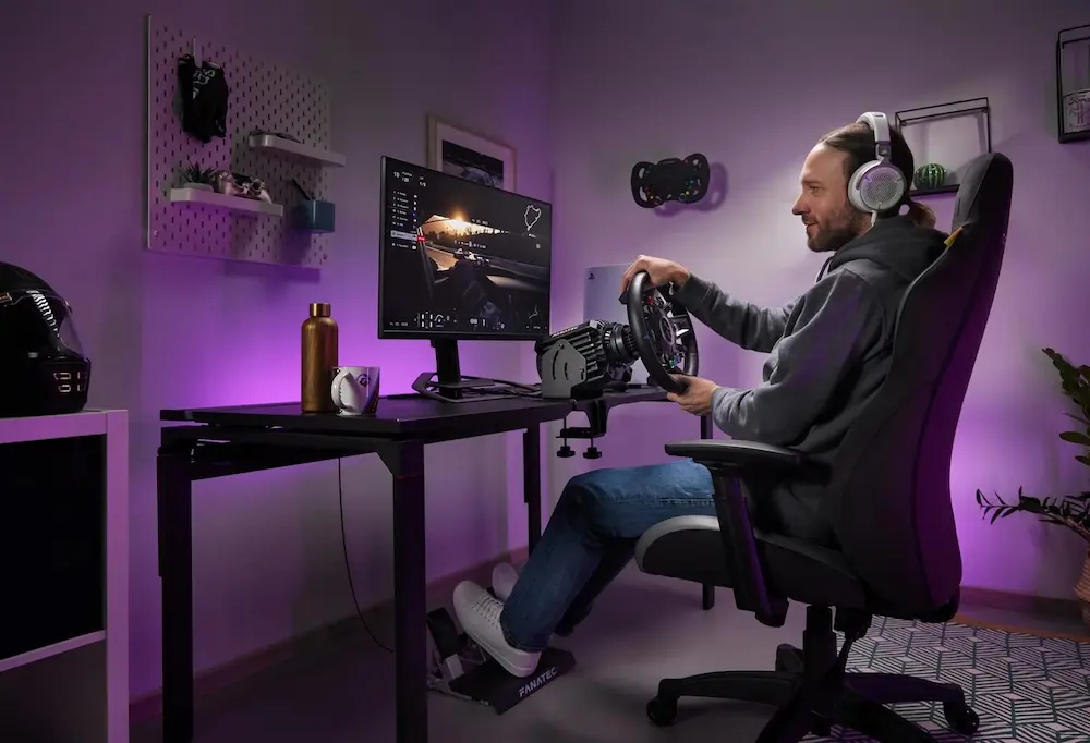 Fanatec CSL DD direct drive wheel base setup for beginners