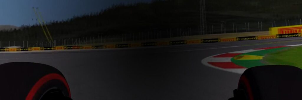 sim racing smooth cornering control racing line